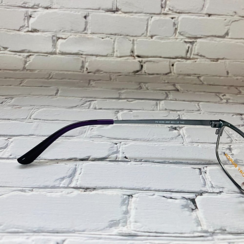 Tory Burch Plum Rectangular Eyeglasses Frames Nwot - image 5